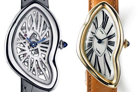 cartier weird shaped watch